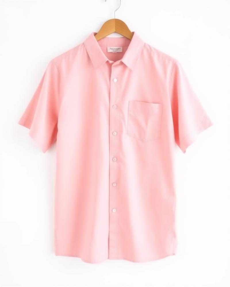 Poplin Shirt — Blush
